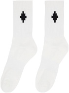 Marcelo Burlon County of Milan White Cross Socks