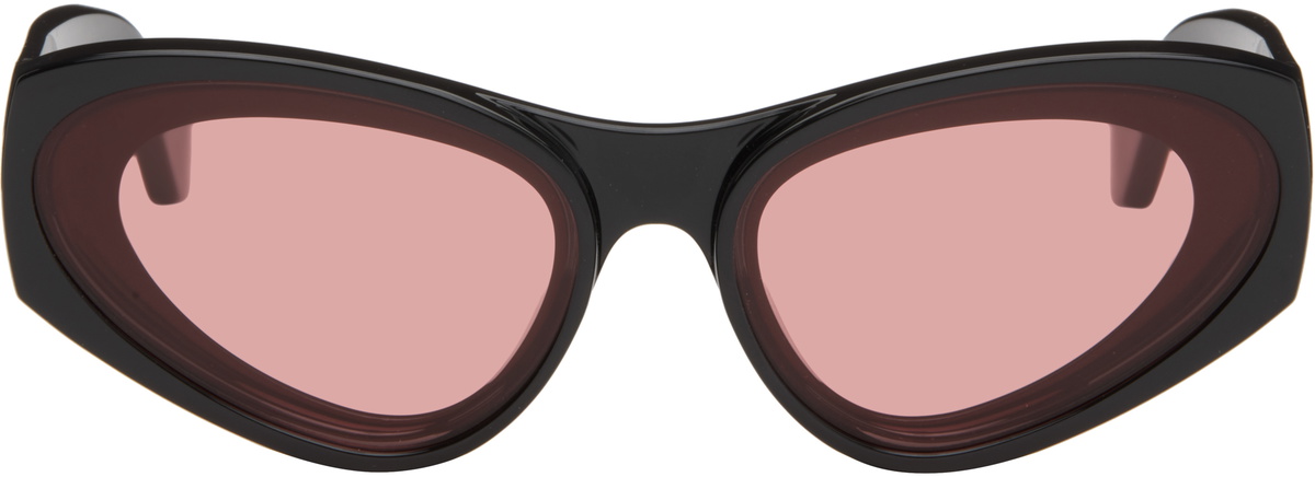 LOEWE Black Paula's Ibiza Goggle Cat-Eye Sunglasses