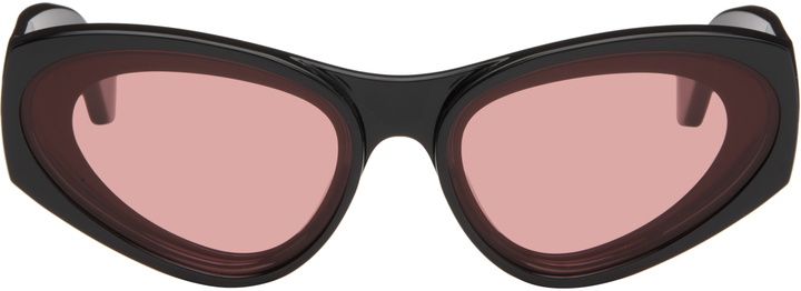 Photo: LOEWE Black Paula's Ibiza Goggle Cat-Eye Sunglasses