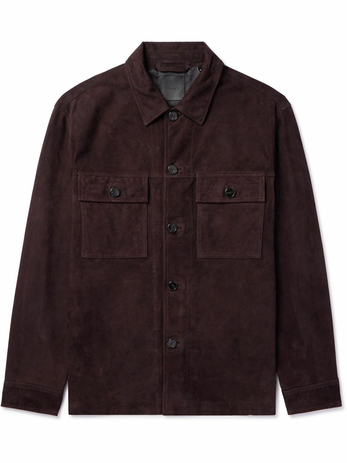 Photo: Theory - Closson Suede Jacket - Brown