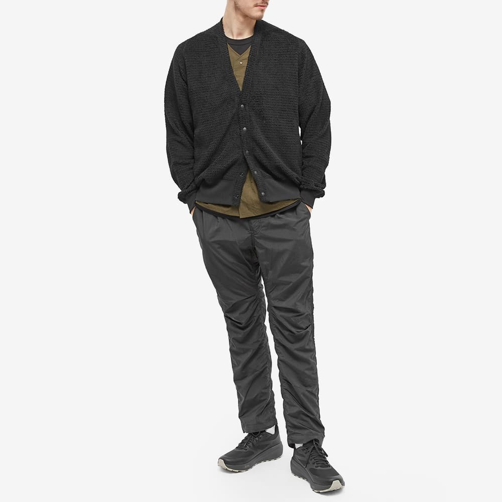 Nonnative Men's Dweller Polartec Fleece Cardigan in Black Nonnative