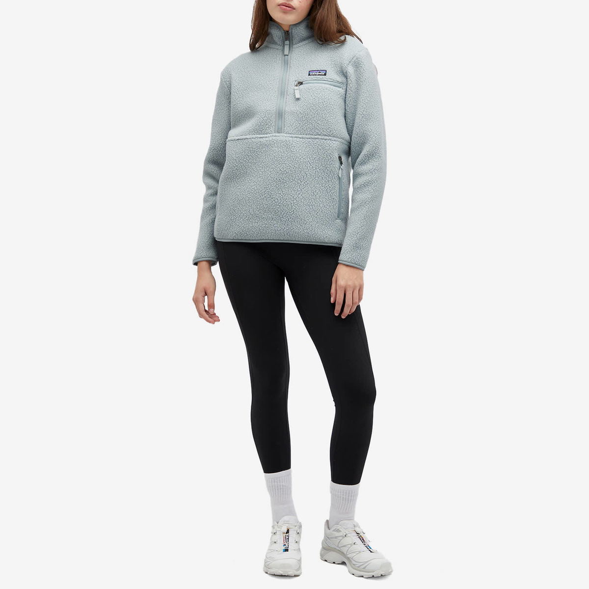 Patagonia Women's Retro Pile Marsupial Fleece in Thermal Blue