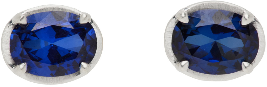Dear Letterman Silver Amer Earrings