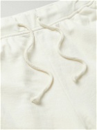 Onia - Straight-Leg Garment-Dyed Cotton-Jersey Drawstring Shorts - Neutrals