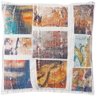Luna Del Pinal Multicolor Cave Study Stretch Weave Cushion