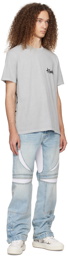 Ksubi Gray Lock Up Kash T-Shirt