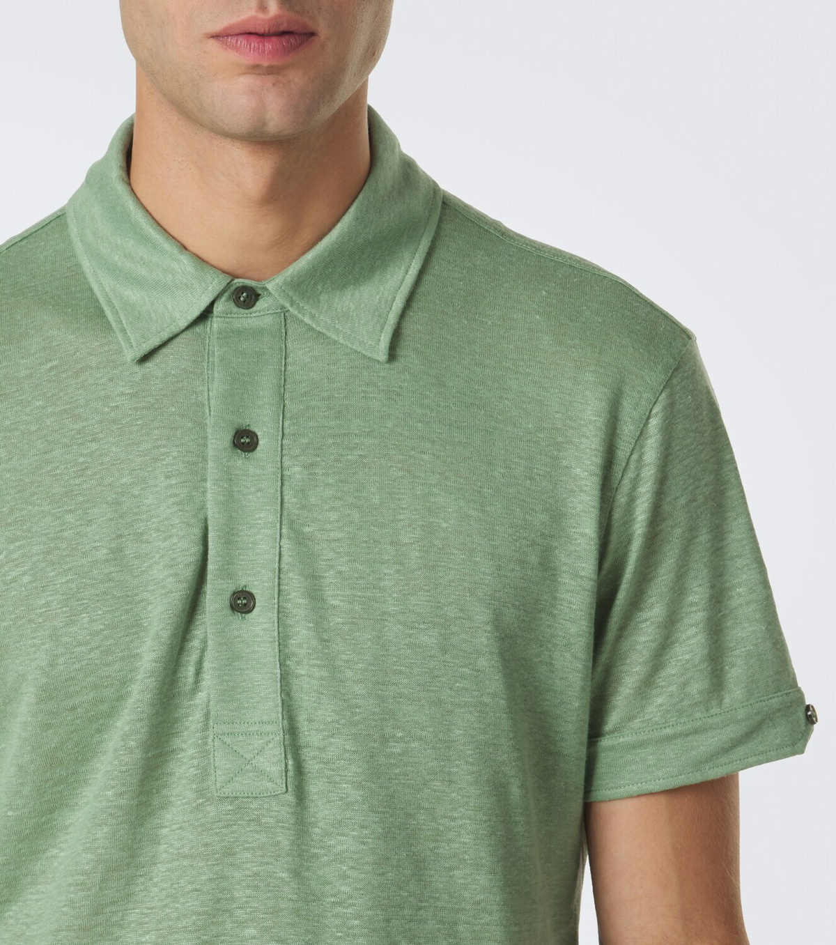 Orlebar Brown Sebastian linen jersey polo shirt