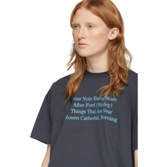 Raf Simons Black Four Note T-Shirt Raf Simons