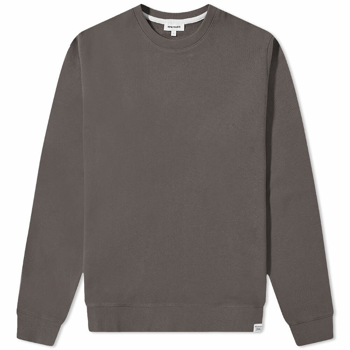 Photo: Norse Projects Men's Vagn Classic Crew Sweat in Heathland Brown