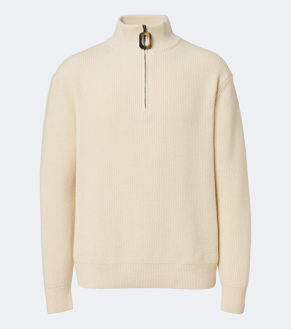 JW Anderson Ribbed-knit wool and cotton sweater