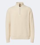 JW Anderson Ribbed-knit wool and cotton sweater