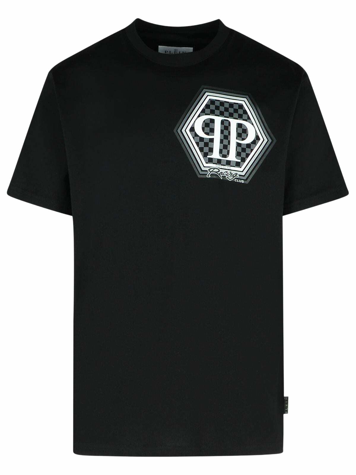 Philipp Plein Black Cotton T-shirt