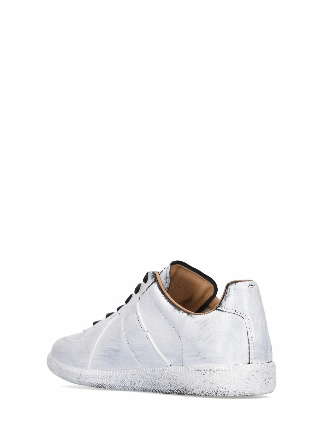 MAISON MARGIELA - Replica Bianchetto Leather Low Sneakers