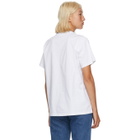 GANNI White UFO Flower T-Shirt