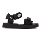 Suicoke Black CEL-V Sandals