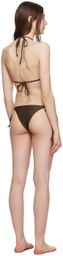 Saturdays NYC Brown Natalia Bikini