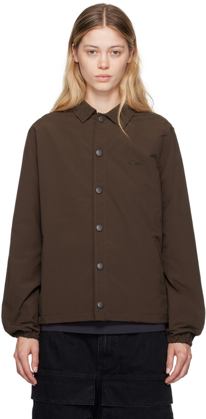 Photo: Dime Brown Cursive Jacket