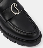 Christian Louboutin CL Moc Lug leather loafers