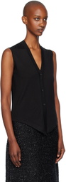 The Row Black Harrell Vest
