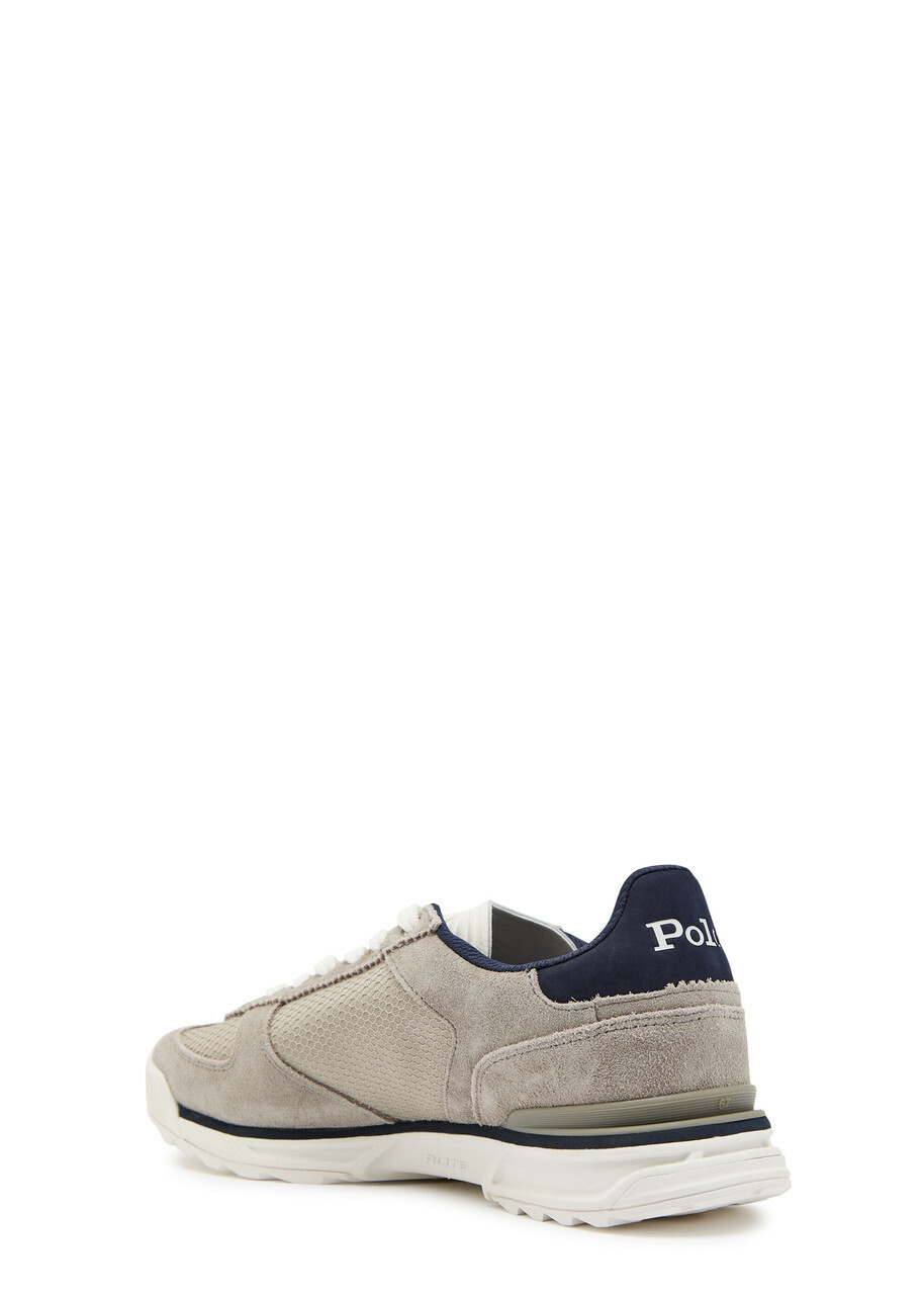 Polo Ralph Lauren Varick Panelled Mesh Sneakers Grey