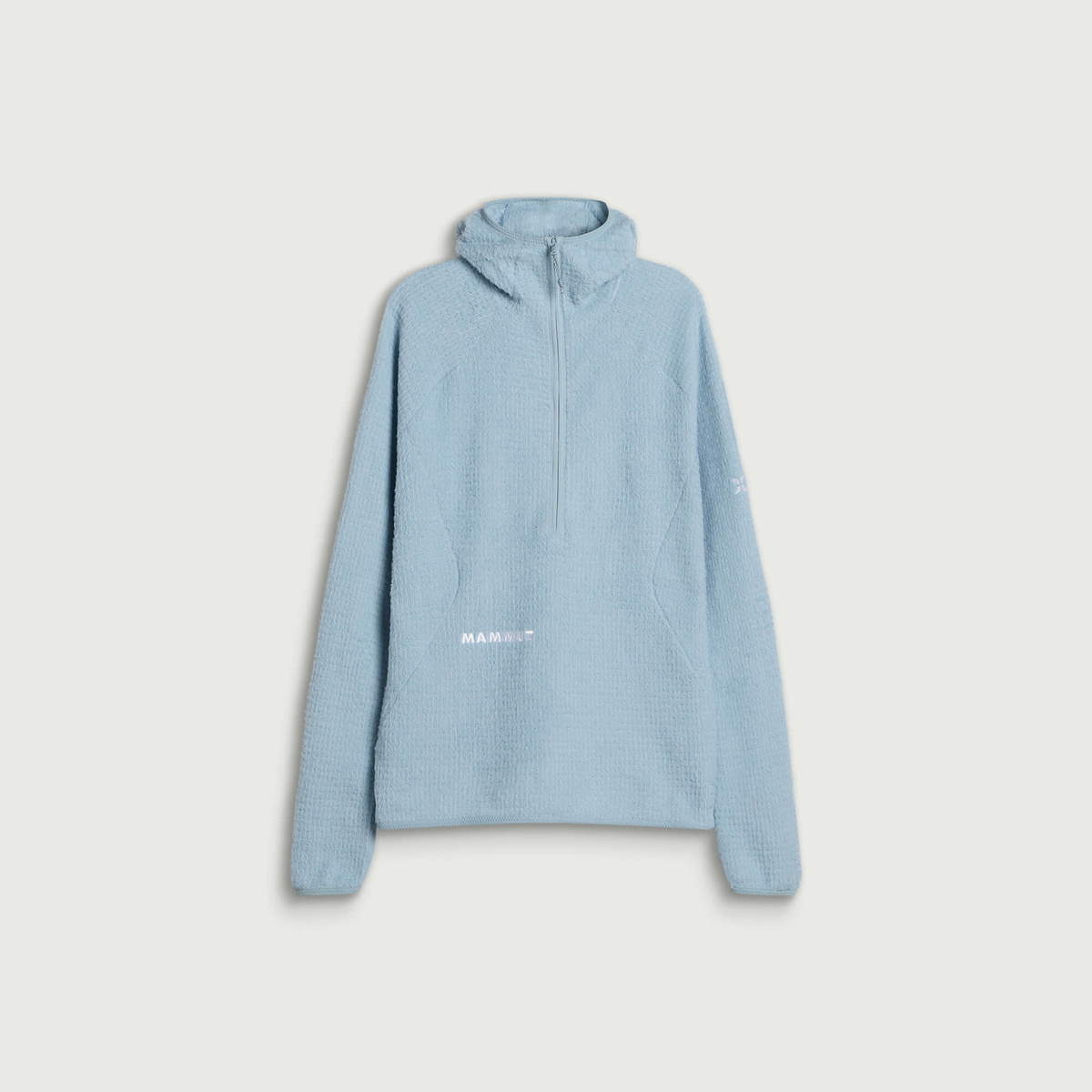 Mammut Men's Eiger Free Air Half Zip Polartec Hoodie in Nebla