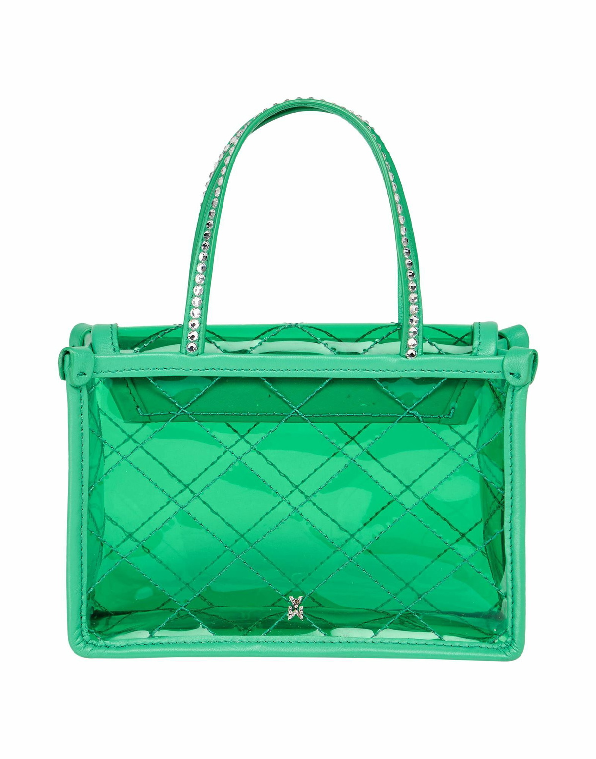 Amina Muaddi Womens Handbag in Green