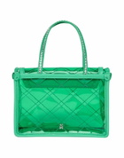 Amina Muaddi Womens Handbag in Green