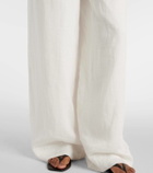 SIR Rosalia mid-rise ramie wed-leg pants