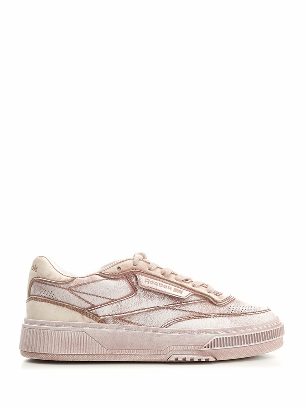 Photo: Reebok club C Ltd Clay Wash Leather Sneakers