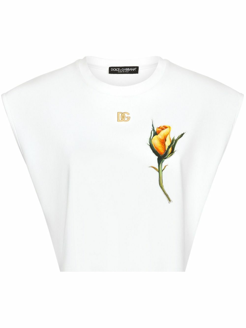 DOLCE&GABBANA I♡SUPER MODEL シンプル Tシャツ Dolce & Gabbana Supermodel Print Oversized T-shirt | White