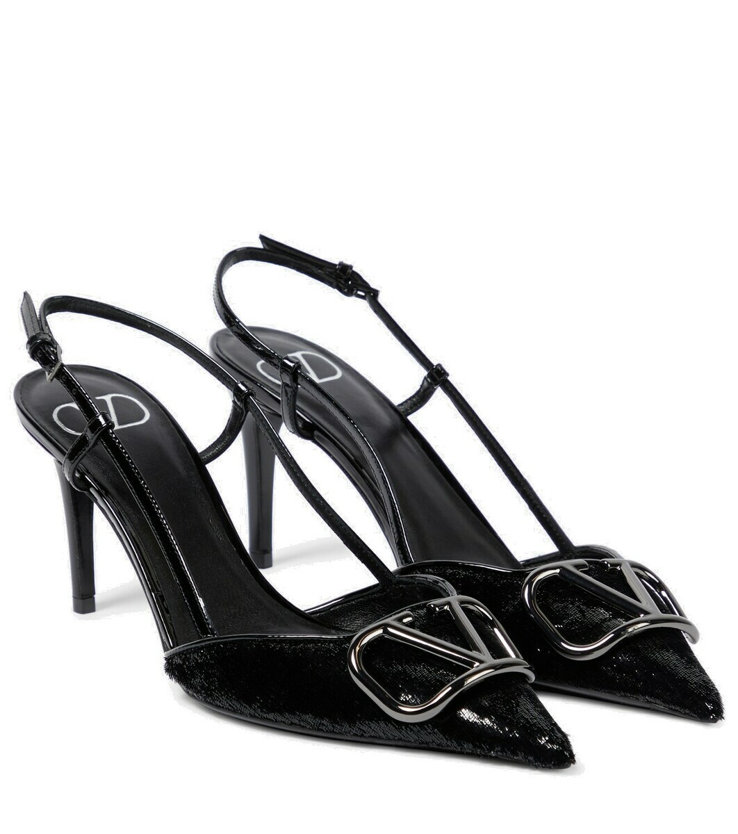 Valentino Garavani VLogo Signature 80 slingback pumps