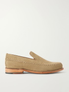 Grenson - Bernie Suede Venetian Loafers - Neutrals