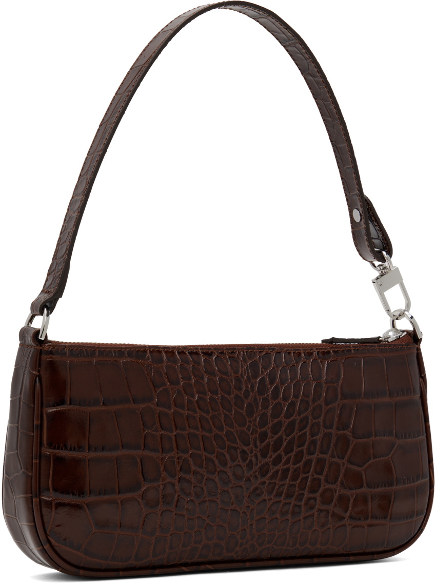 トートバッグ BY FAR Chocolate Leather Mini Rachel Handbag BY FAR Chocolate Leather Mini Rachel Handbag | italist