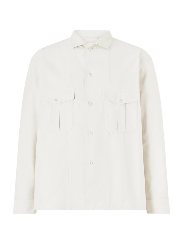 Photo: Kaptain Sunshine - Military Cotton-Twill Overshirt - Neutrals