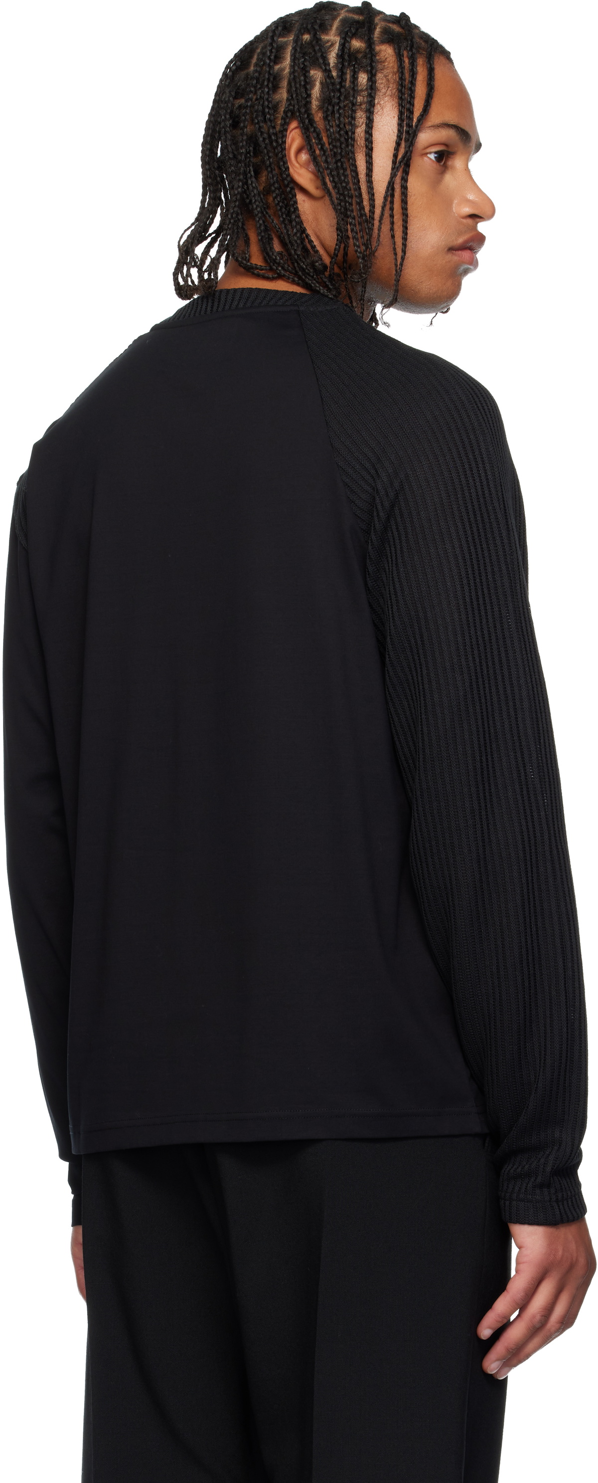 HELIOT EMIL Black Obscura T-shirt