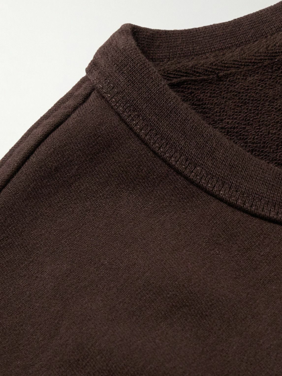 Onia - Stretch Cotton-Jersey Sweatshirt - Brown