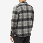 Wax London Men's Pine Whiting Overshirt in Charcoal