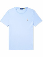 Polo Ralph Lauren - Logo-Embroidered Cotton-Jersey T-Shirt - Blue