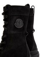 Moncler Vera High Suede Mid-calf Boots Black