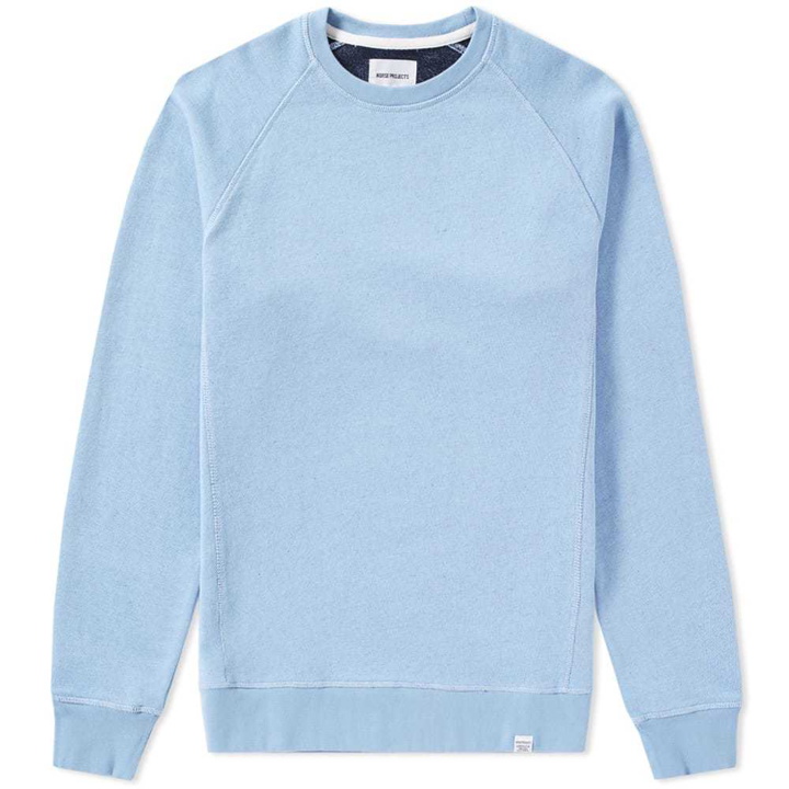Photo: Norse Projects Ketel Double Face Crew Sweat Blue