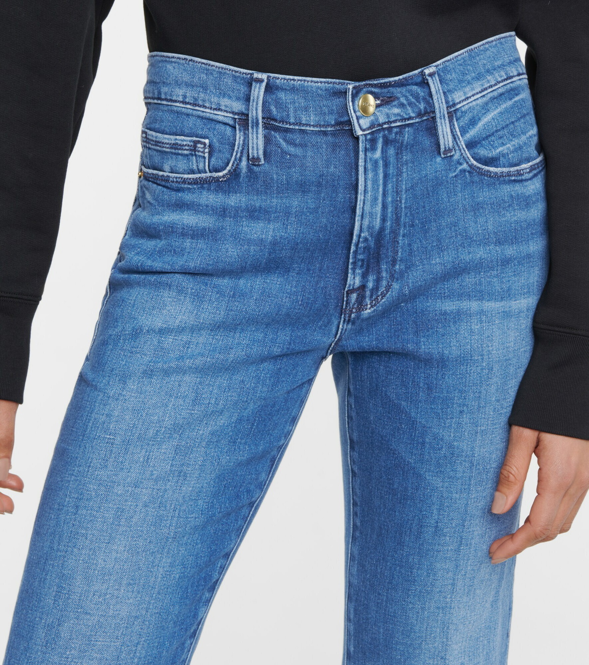 Frame - Le Nouveau Straight mid-rise jeans Frame Denim