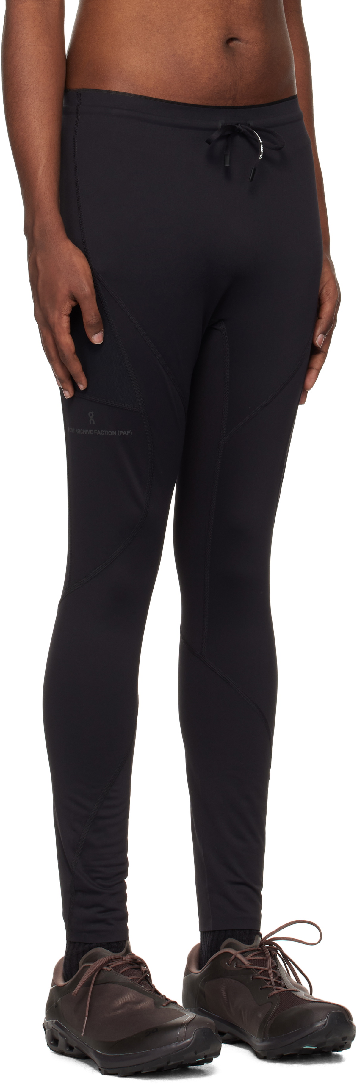 POST ARCHIVE FACTION (PAF) Black On Edition Long Leggings