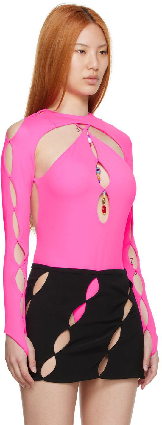 Marshall Columbia SSENSE Exclusive Pink Nylon Long Sleeve T-Shirt
