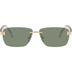 Fendi Gold 'Fendi Sky' Sunglasses