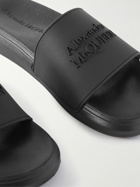 Alexander McQueen - Logo-Embossed Rubber Slides - Black