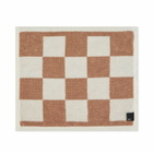 HAY Check Wash Cloth in Cappuccino 