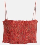 SIR - Allegra floral ramie crop top