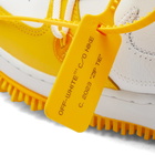 Nike Men's X Off-White Air Force 1 Mid Sp Sneakers in White/White/Varsity Maize