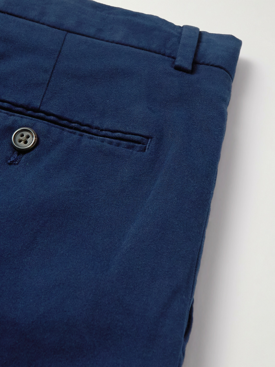 Polo Ralph Lauren - Straight-Leg Stretch-Cotton Twill Suit Trousers - Blue