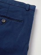 Polo Ralph Lauren - Straight-Leg Stretch-Cotton Twill Suit Trousers - Blue